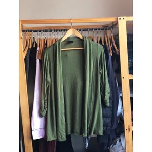 Green Knit Cardigan